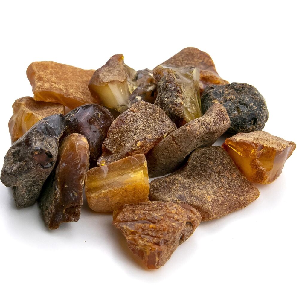 5294 Raw Amber Stones – Certified Handmade Natural Unpolished Loose Ambar